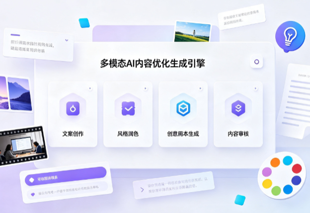 环翠区AI智能内容优化创新 多模态生成技术丰富数字内容创作生态