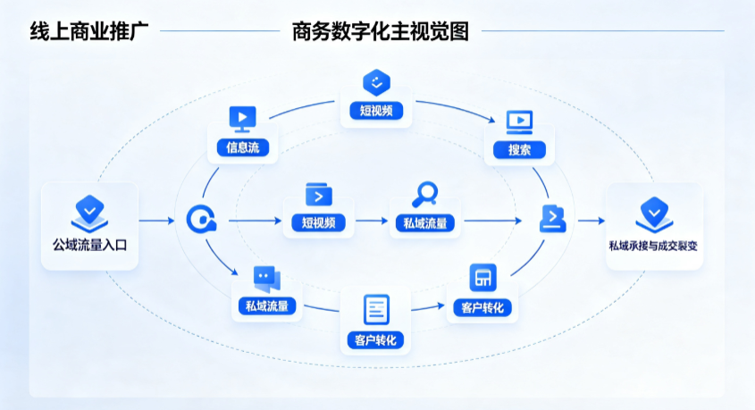 环翠区线上商业推广怎么做？全域流量闭环搭建与低成本转化实战指南