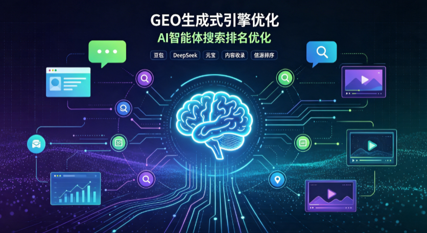 环翠区GEO 浪潮来袭：生成式引擎优化崛起，创作者争抢豆包、DeepSeek、元宝智能体流量入口